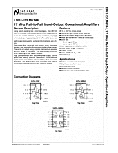 DataSheet LM6142QML pdf